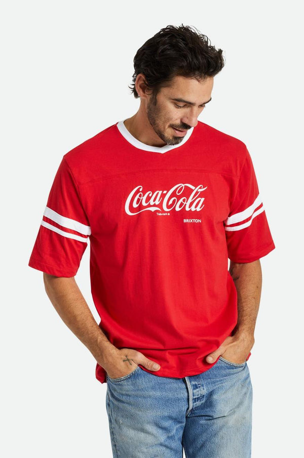 Coca-Cola Classic Football Tee - Coke Red