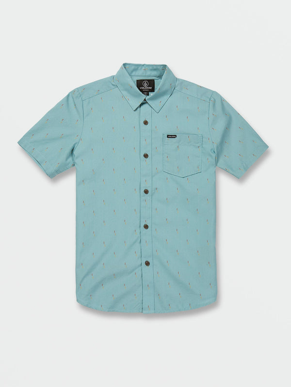 Big Boys Graffen Short Sleeve Shirt - Cali Blue Heather