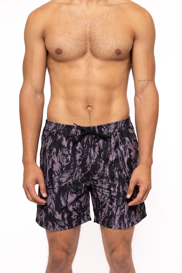 MENS FRESNO 17" ELASTIC BOARDSHORT ELDERBERRY WASH ELDERBERRY WASH