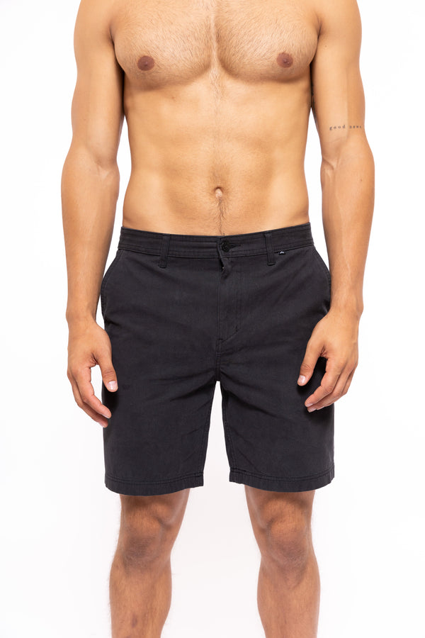 MENS HUNTER 19" HYBRID BOARDSHORT BLACK